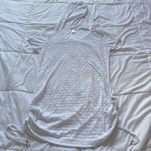 Dotti Swimwear Beach Cover Up Dress Womens Size Large White Hooded Cottagecore